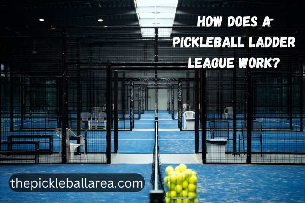 how does a pickleball ladder league work